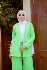 Plain Jacket with Pockets