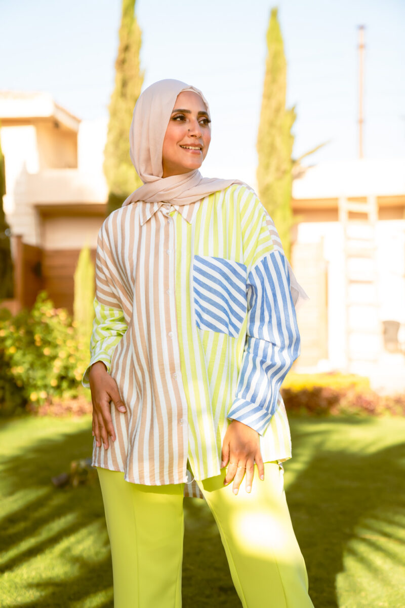 oversized linen button up shirt