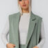 Gilet With Two Pockets - Light-Grey, 2X