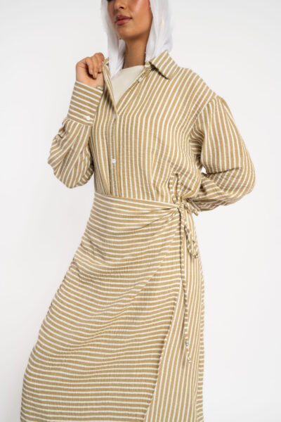 Striped Linen Dress