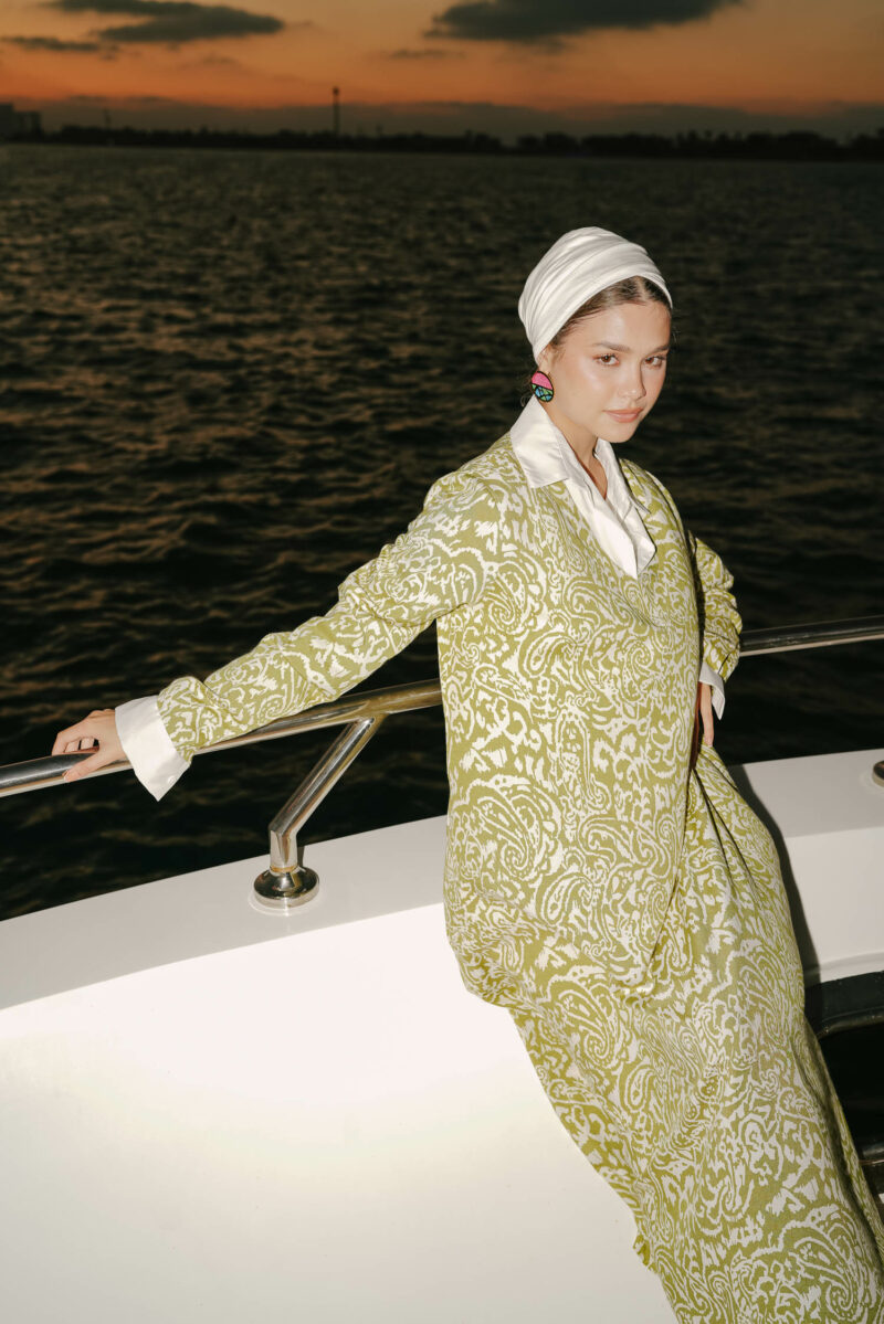 linen dress with two pockets - Image 8