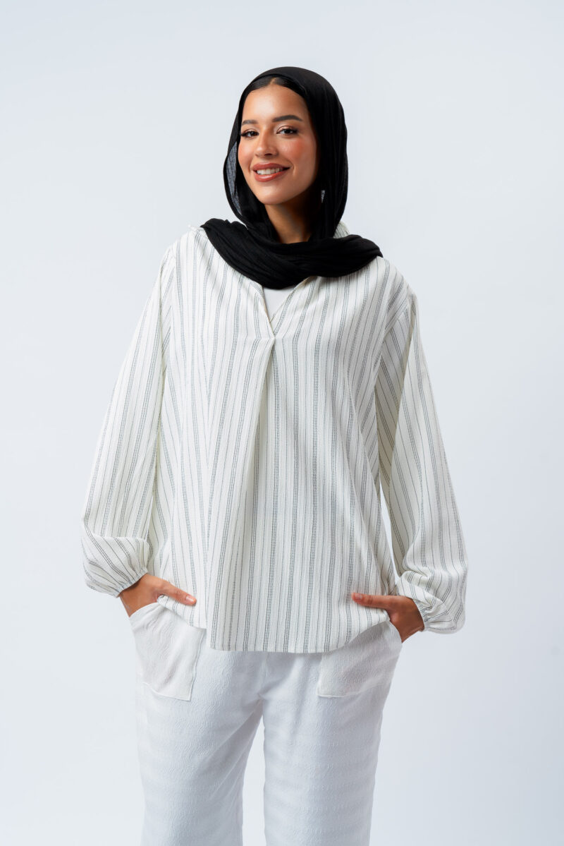 seven striped blouse - Image 1