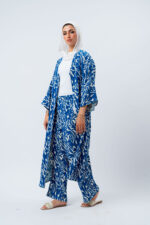 seven-button printed dress - Image 6