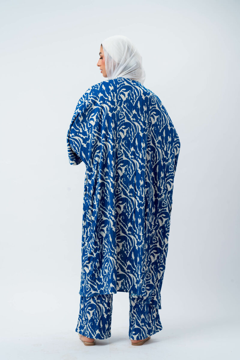 seven-button printed dress - Image 3