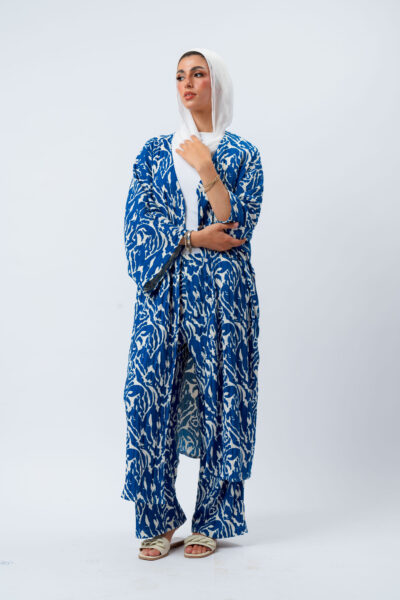 seven-button printed dress