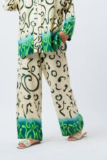 linen printed 2-pocket trousers - Image 3
