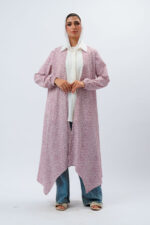Soft queen dress with a flowing chest print