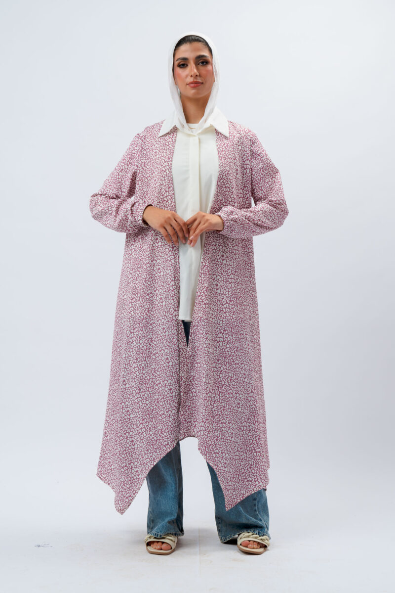 Soft queen dress with a flowing chest print - Image 1