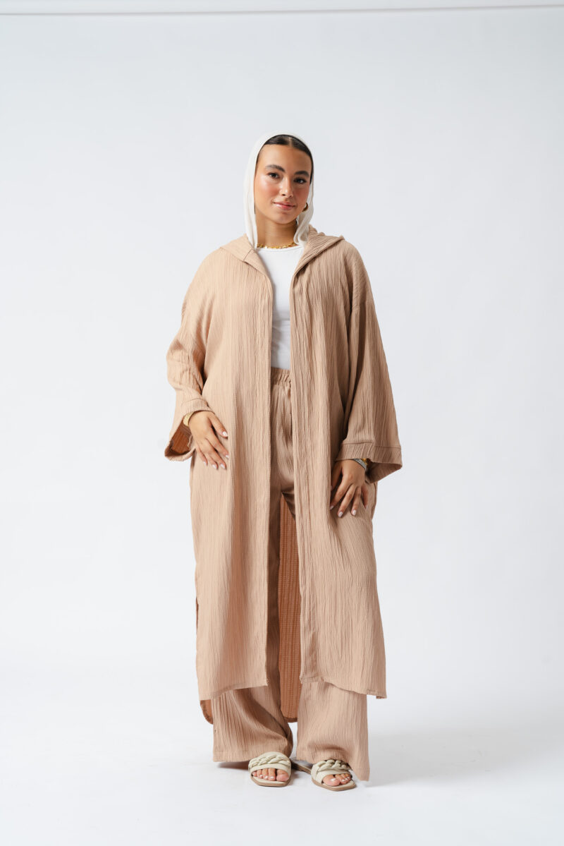 Crinkle Drape Cardigan - Image 1