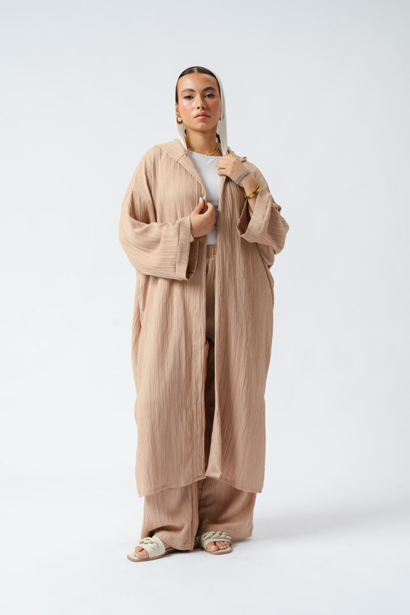 Crinkle Drape Cardigan - Image 4