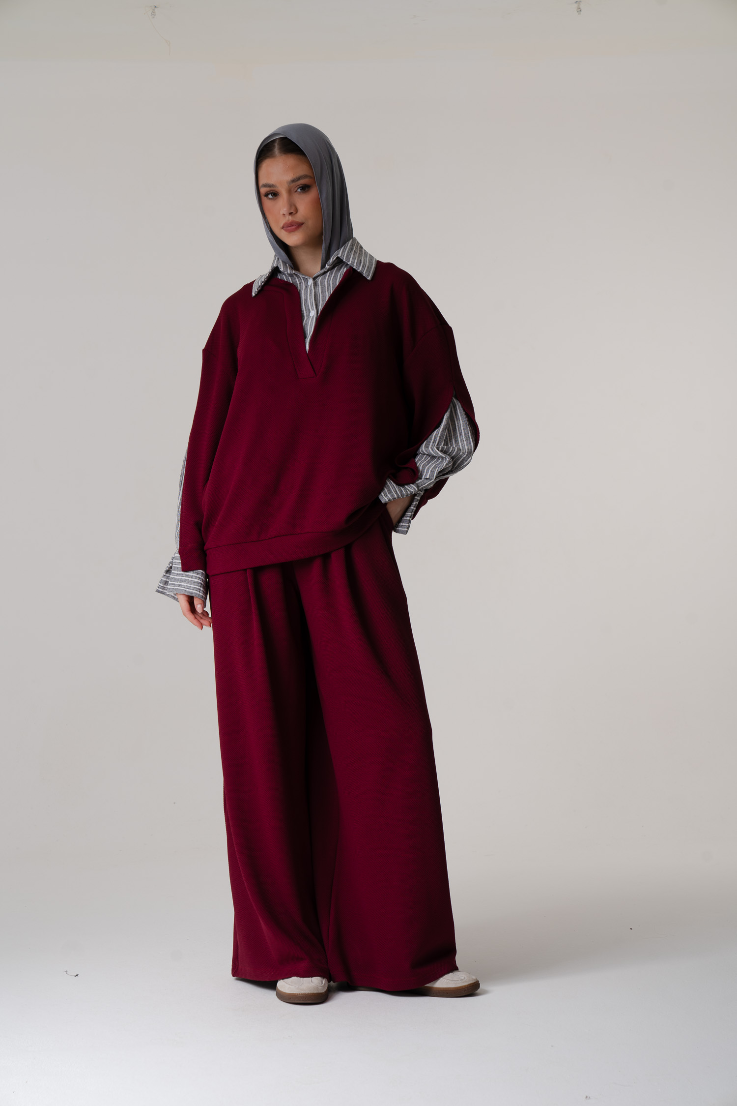 DSC02660 بنطال واسع مموج - الصورة 1