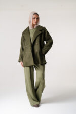 Lycra wool jacket with 2 pockets - Image 4