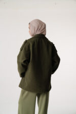 Lycra wool jacket with 2 pockets - Image 7