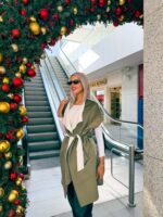 ⁦جاكت بجيبين وحزام⁩ - الصورة ⁦3⁩