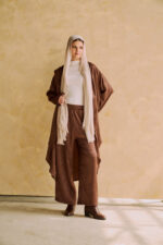 crepe pants with 2 flap pockets - Image 3