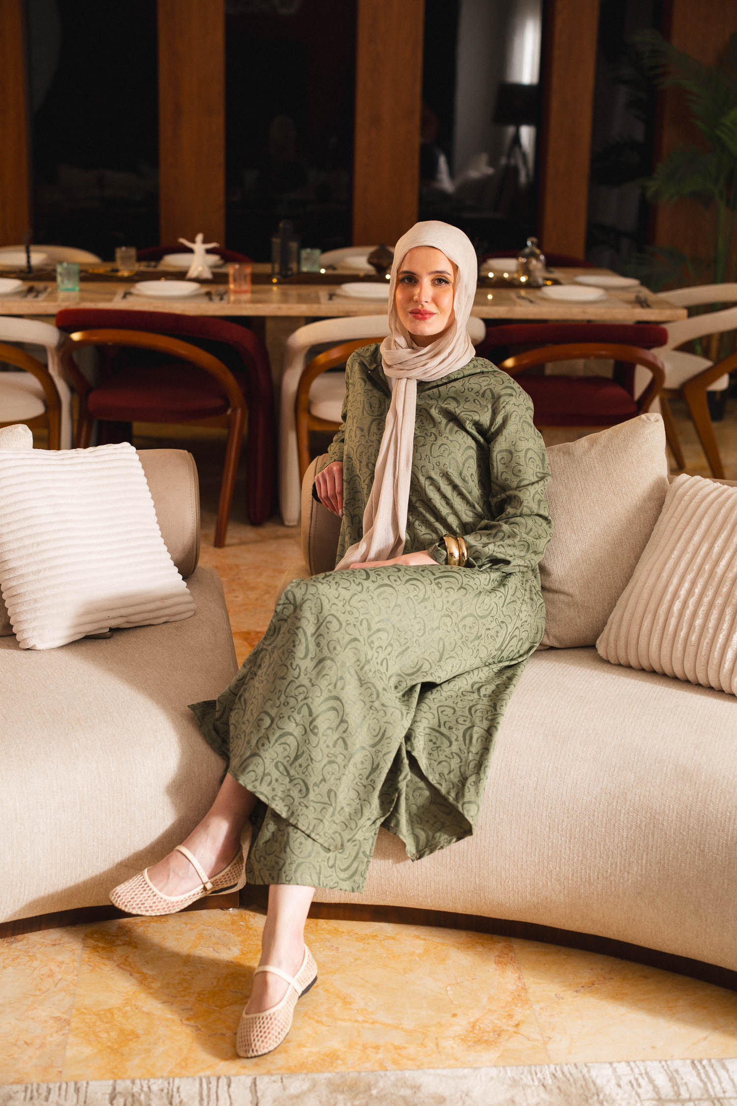 Copy20of201Q1A5706.jpg Printed Arabic trousers, 2 pockets - Image 1