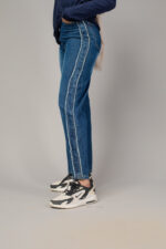 Jeans Pants With Fringes - Image 3