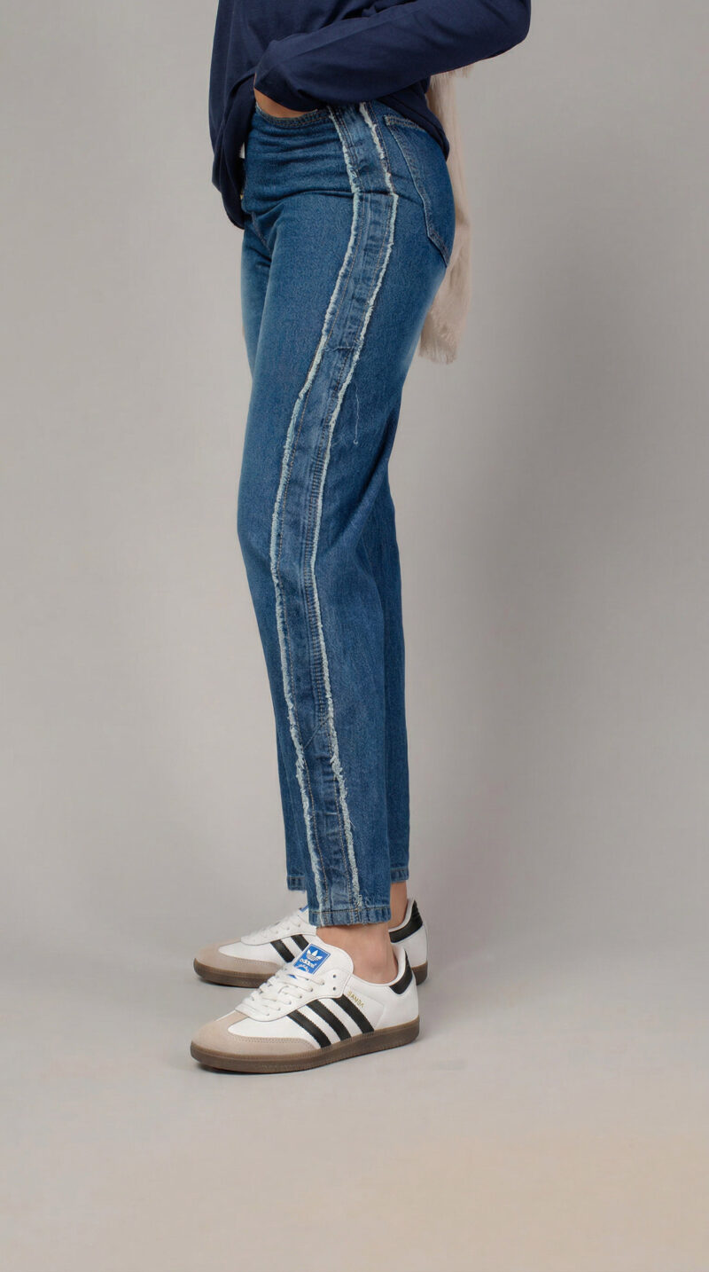 Stripped Straight-Leg Denim - Image 3