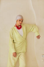 Tie-Front Linen Blouse