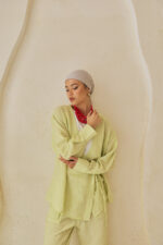 Tie-Front Linen Blouse - Image 3