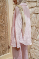 Glitter Blouse with Slit Sleeves - Image 2