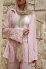 Glitter Blouse with Slit Sleeves - Image 3