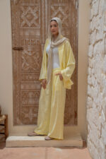 Double-Pleated Jacquard Linen Trousers