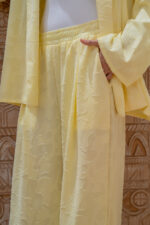Double-Pleated Jacquard Linen Trousers - Image 3