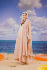 Sleeveless Linen Back-Zip Dress - Image 2