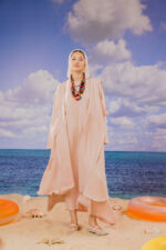 Sleeveless Linen Back-Zip Dress - Image 3