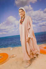 Sleeveless Linen Back-Zip Dress - Image 4