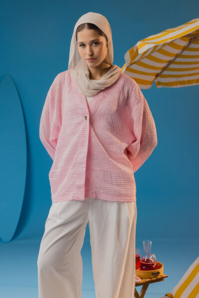 Bubblegum Textured Top