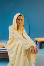 Chic Embroidered Hooded Dress - Image 2