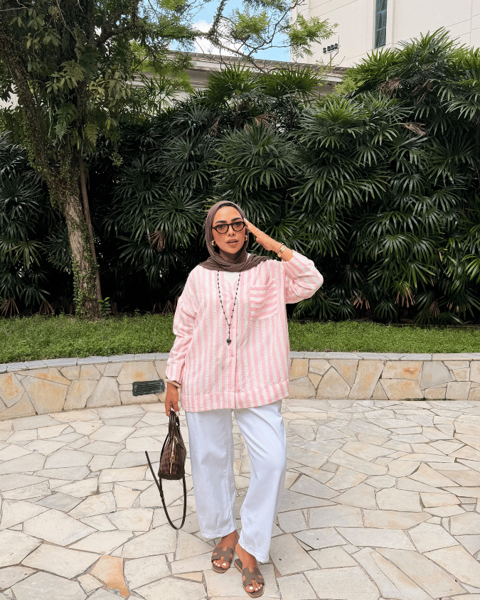 7.png Striped Linen Shirt - Image 1