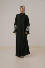 Embroidered Sleeve Dress - Image 2