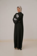 Embroidered Sleeve Dress - Image 3