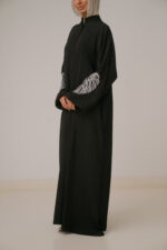 Embroidered Sleeve Dress - Image 4
