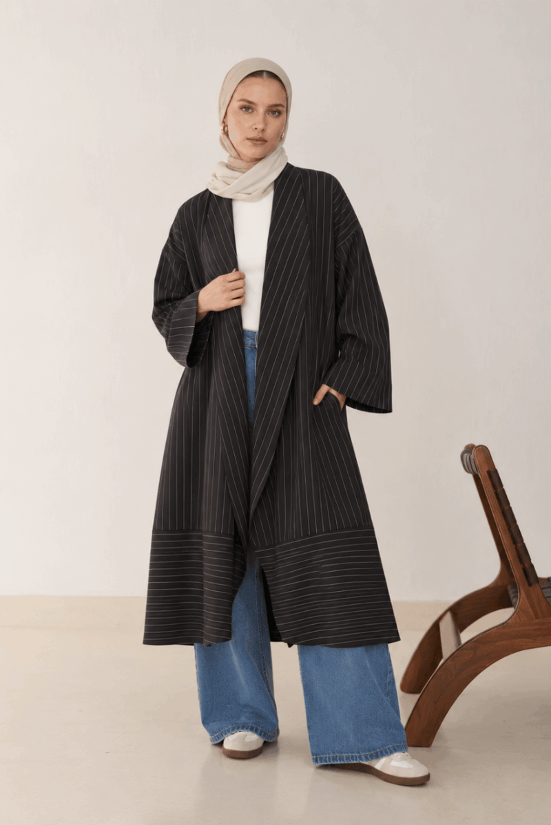 long striped cardigan - Image 4