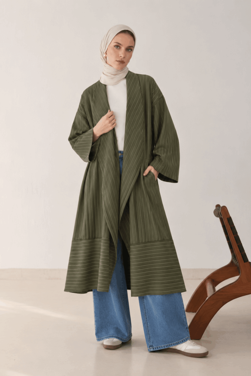 long striped cardigan - Image 5