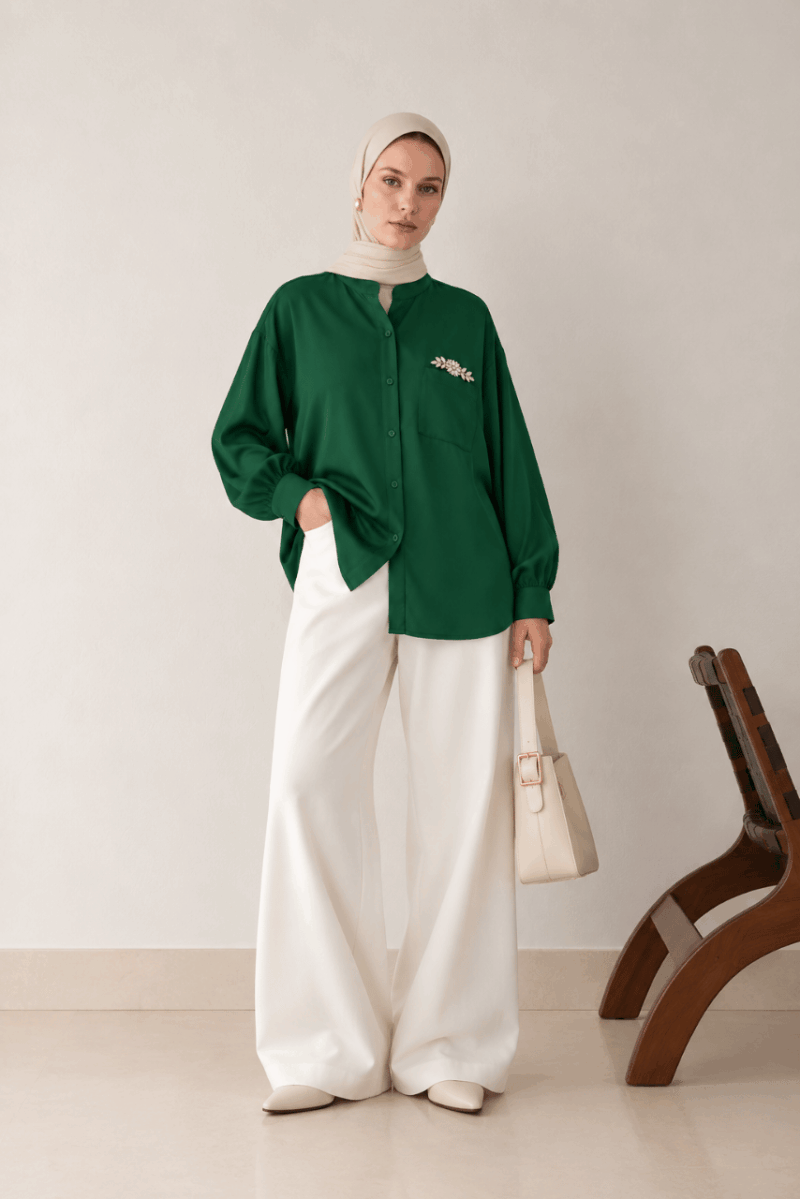 Embellished Pocket Blouse - Image 7