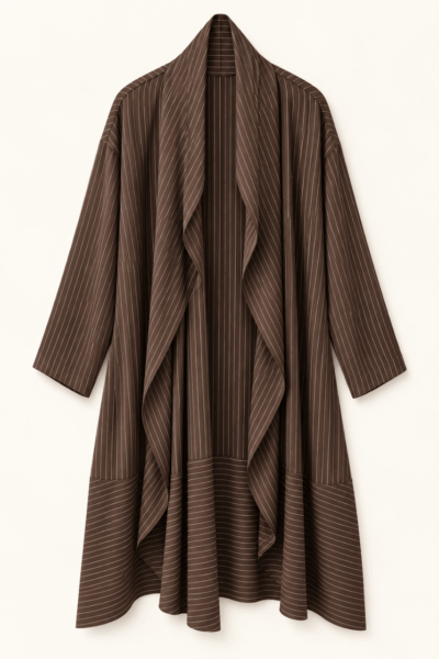 Long Striped Cardigan
