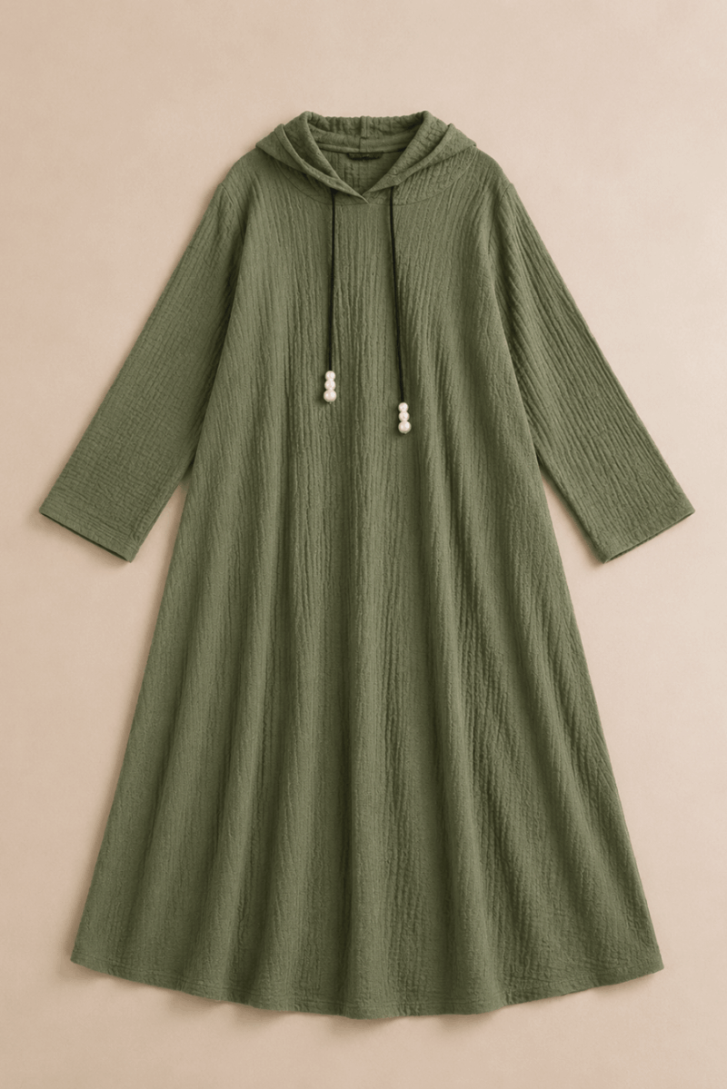5002001096m18.png Long Hooded Dress - Image 1