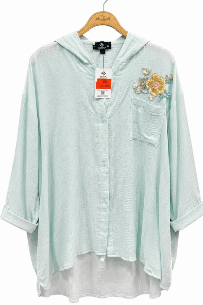 Flowered Easy Go Blouse