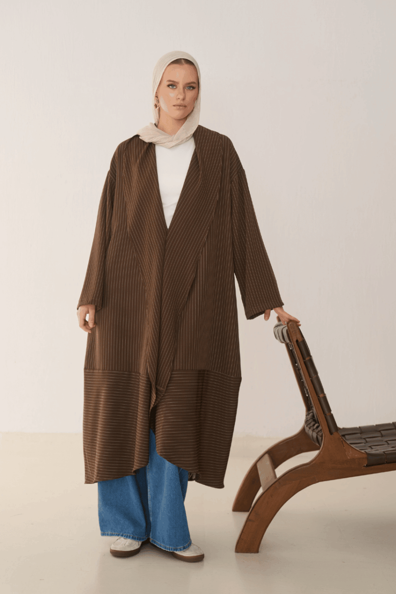 92 long striped cardigan - Image 1