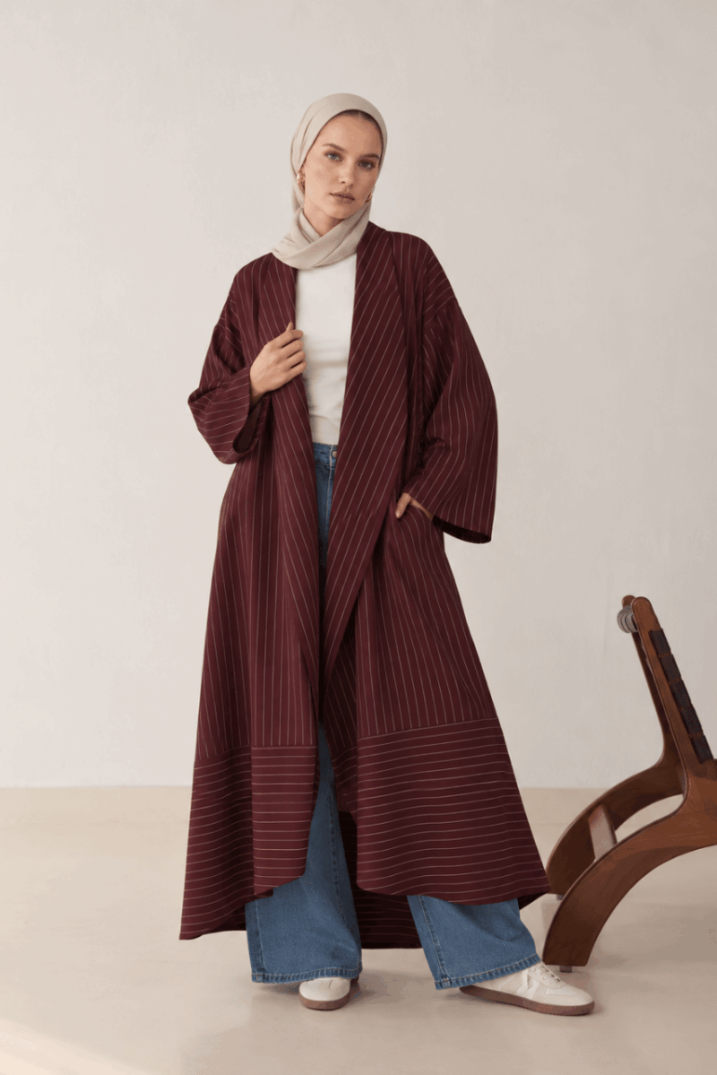 long striped cardigan - Image 3