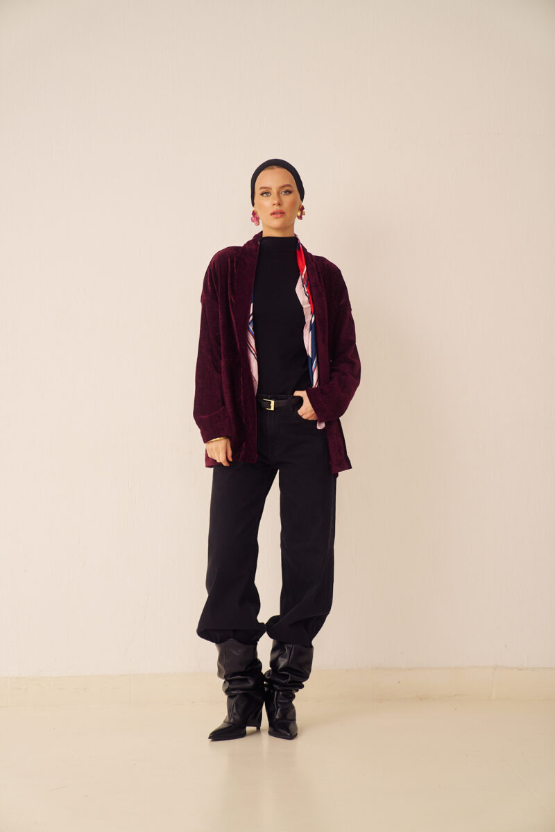 BTS08326 Velvet Jacket - Image 1