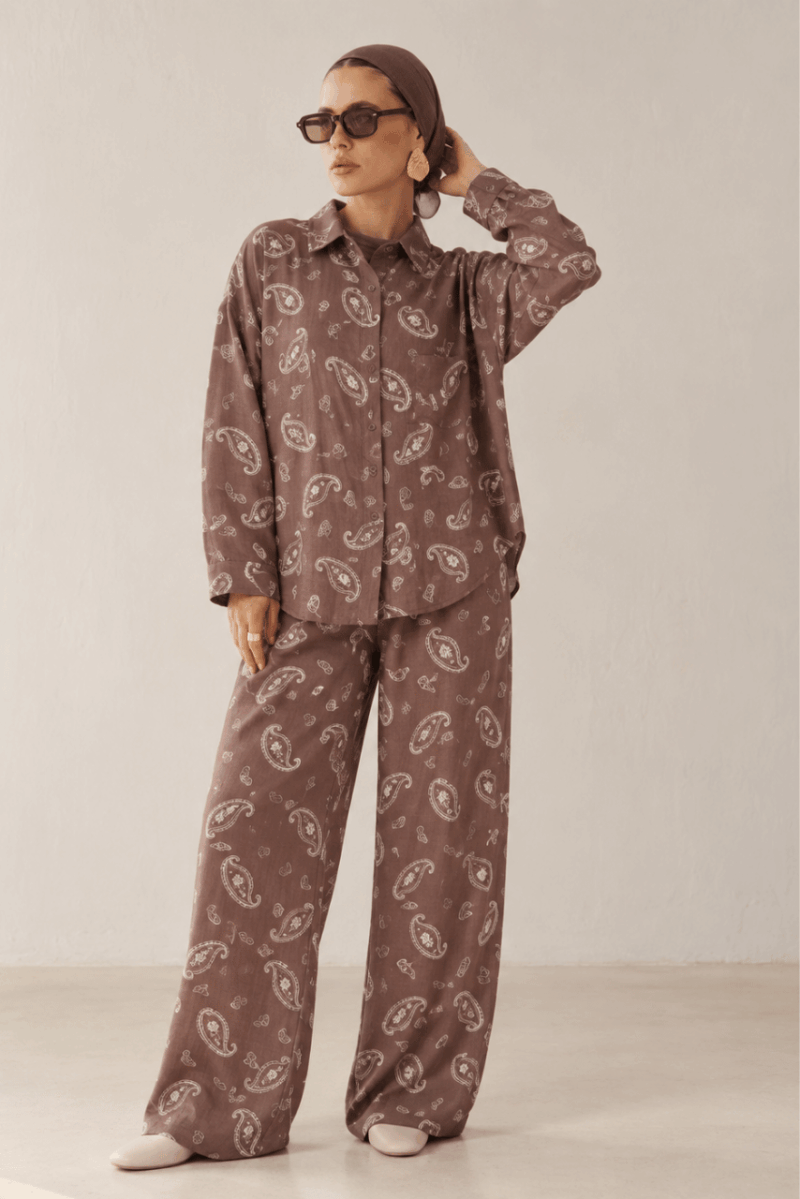 Untitled design (13) Paisley Print Co-ord Set - Image 1