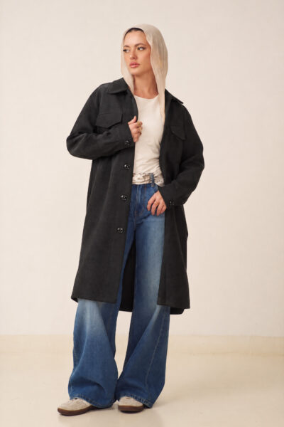 Two Pockets Long Jacket
