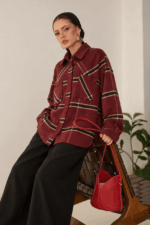 Classic Plaid Button-Up Overshirt