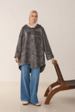 Jacquard Hooded Overshirt